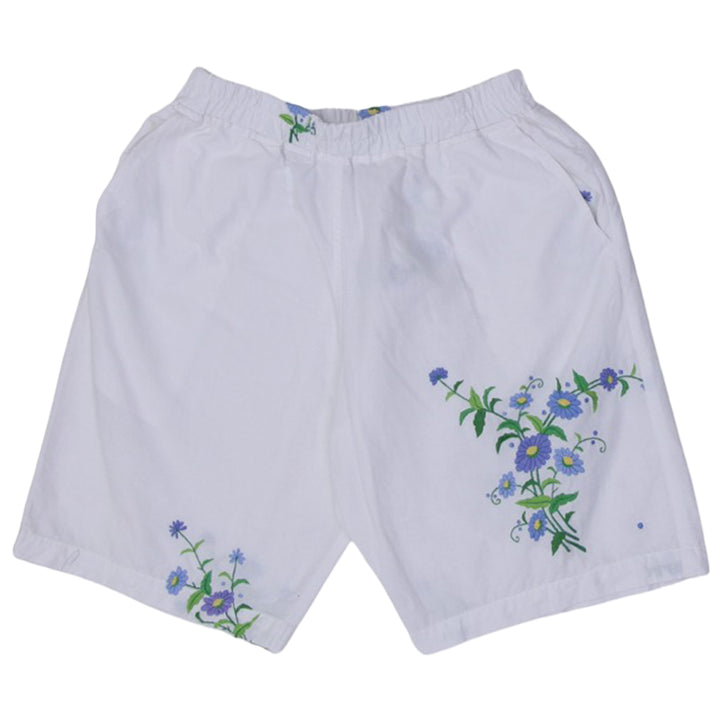 Mens Embroidered Flower Full Zip Pocket Co-Ords