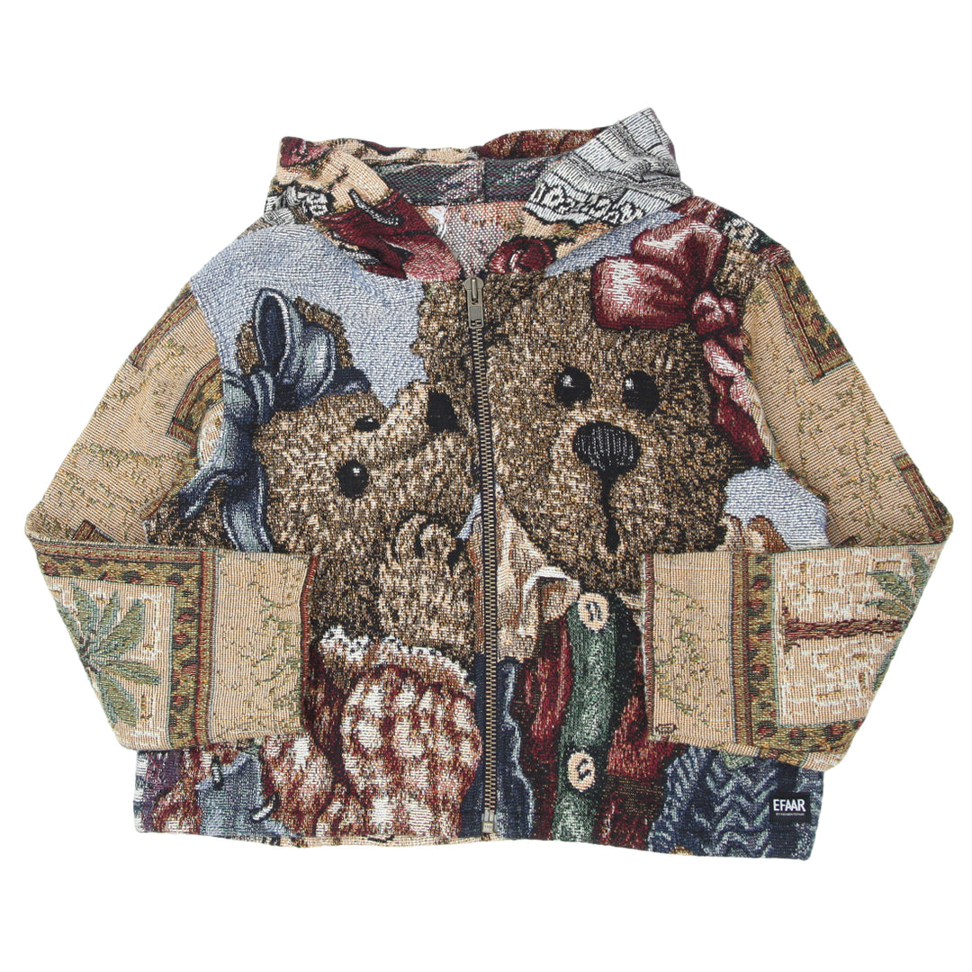 Bear Jacket Teddy Bear Zipper Hoodie Ladies Tapestry Teddy Bear