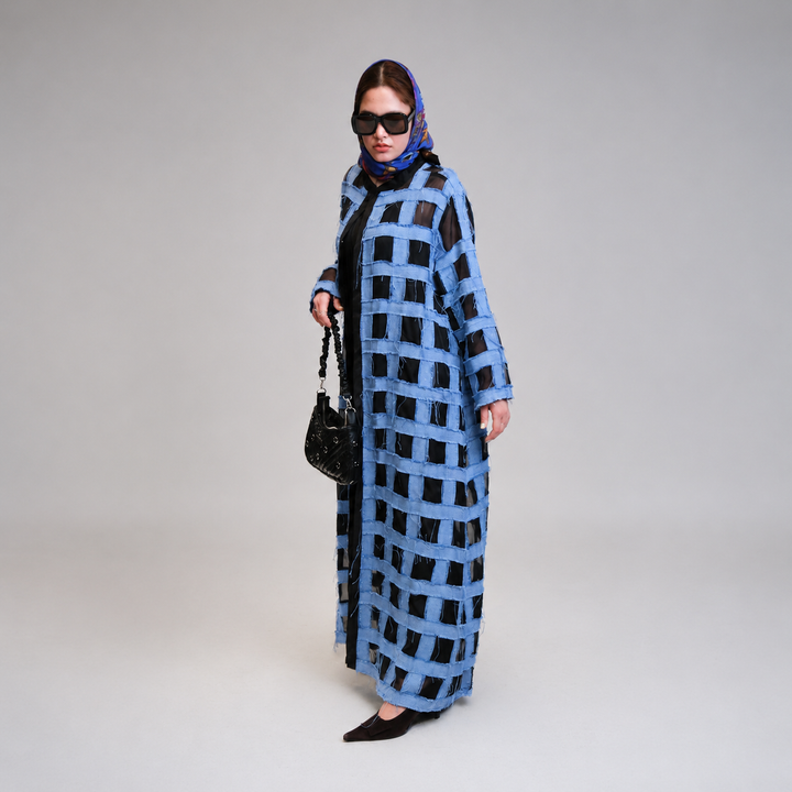 EFAAR Gridwork Abaya