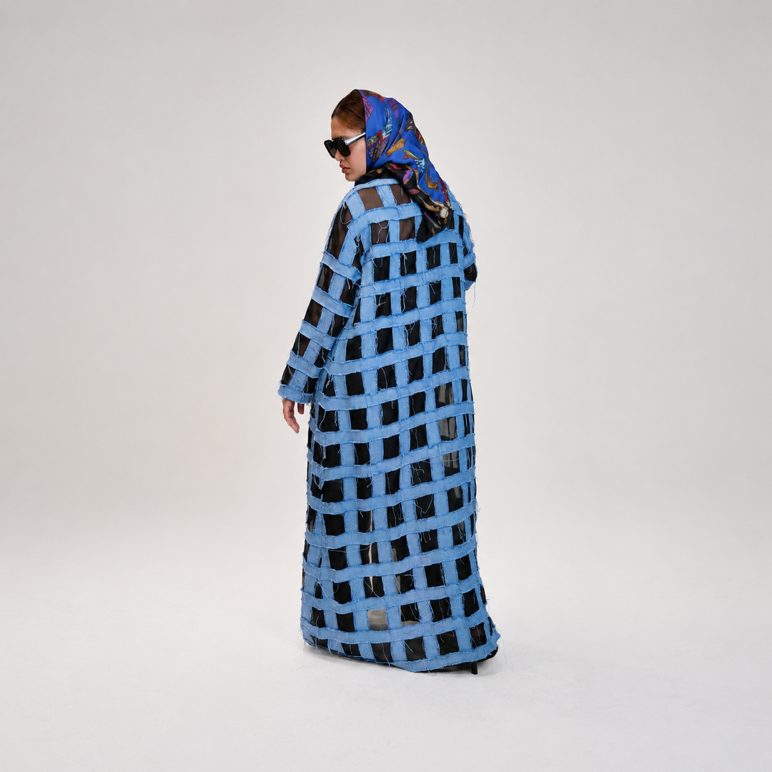 EFAAR Gridwork Abaya