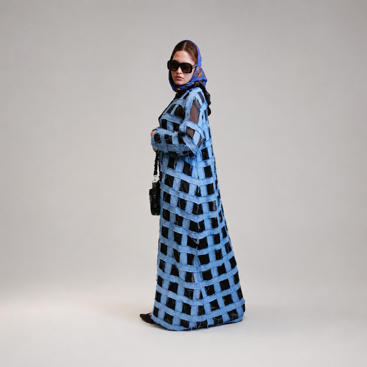 EFAAR Gridwork Abaya