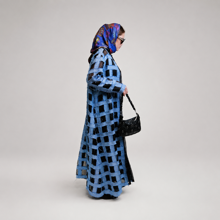 EFAAR Gridwork Abaya