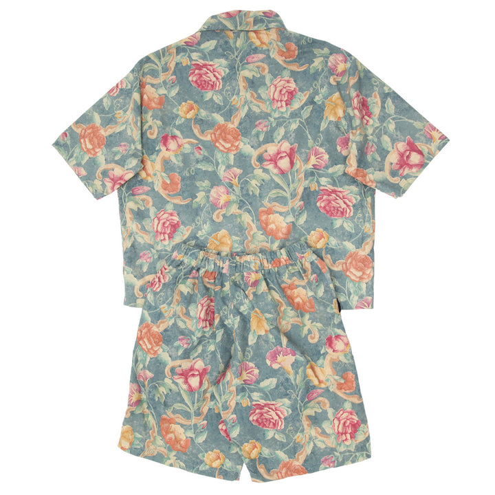 Mens Floral Oversized Co-Ords Short Sleeve