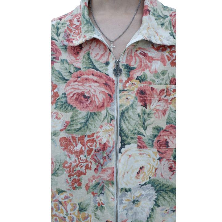 Mens Floral Print Oversized Co-Ords Short Sleeve