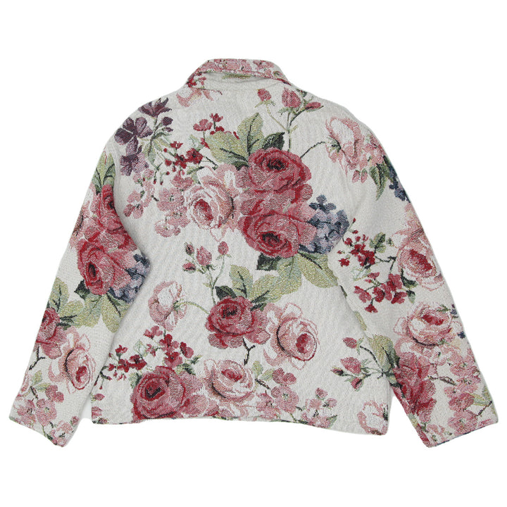 Tapestry Floral Full Zip Jacket