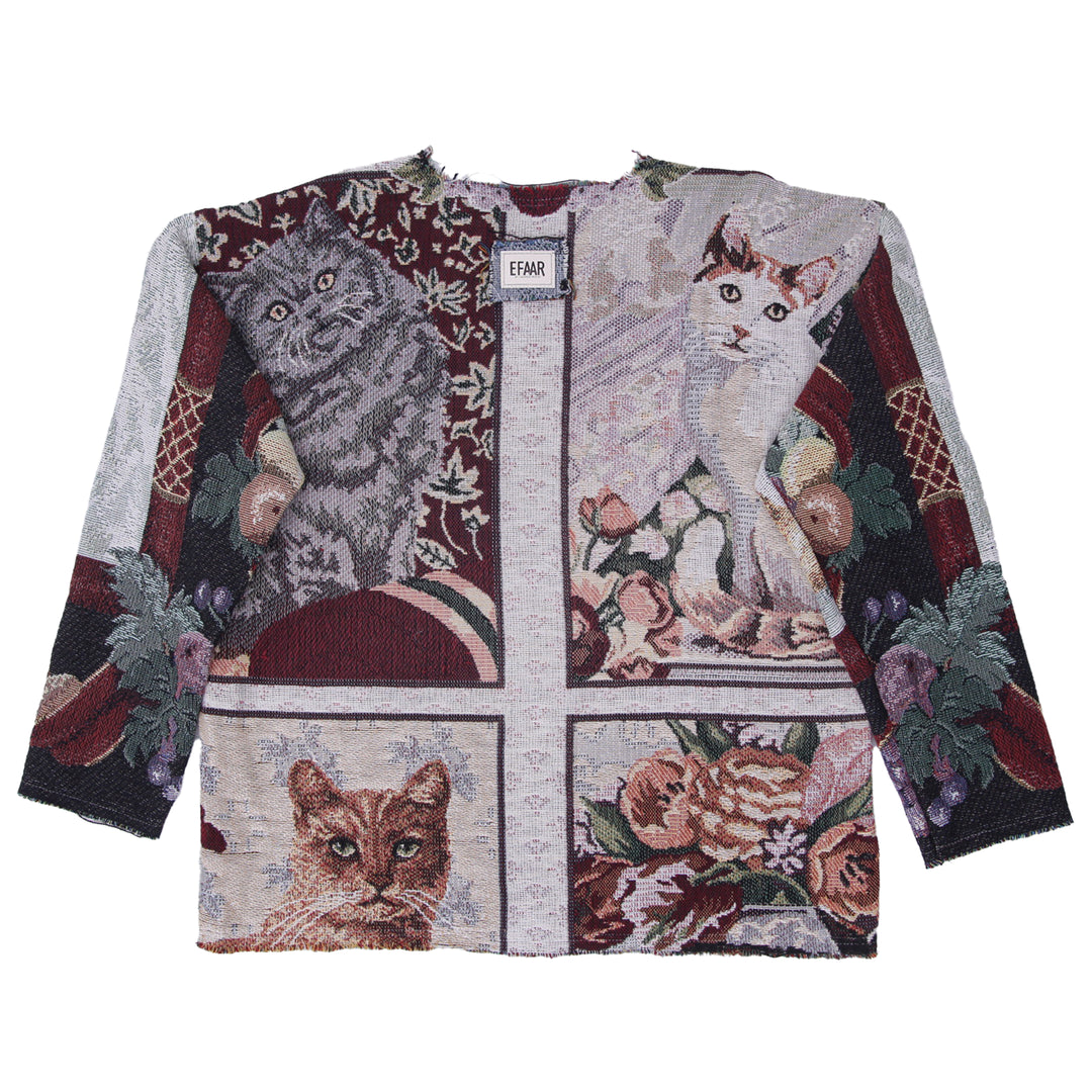 Fruits And Cats Tapestry Jumper