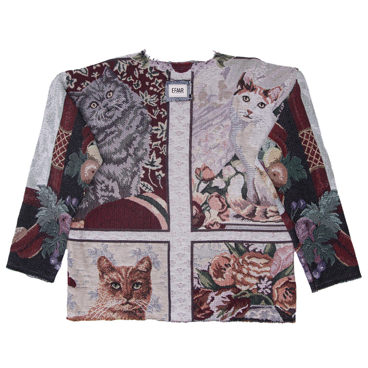 Fruits And Cats Tapestry Jumper
