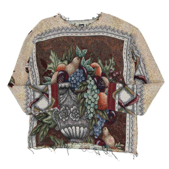 Tapestry Fruits Design Jumper